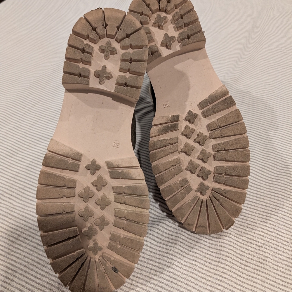ANTHROPOLOGIE Pilcro Green Suede Boots, Sz 39. - Picture 15 of 15